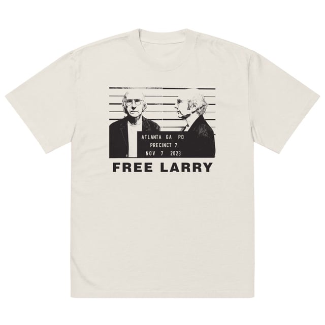 Curb Your Enthusiasm Free Larry Oversized Faded T-Shirt
