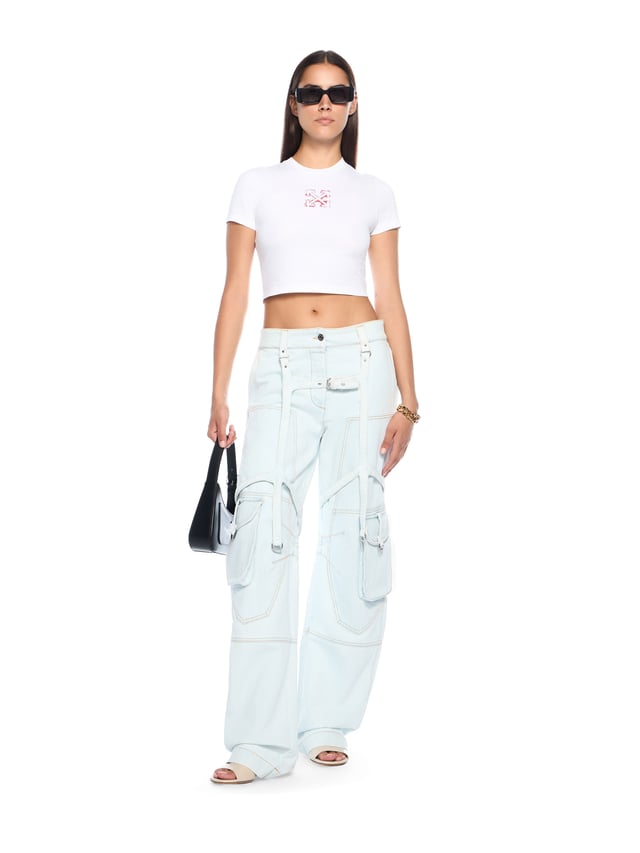 Cargo Denim Pants
