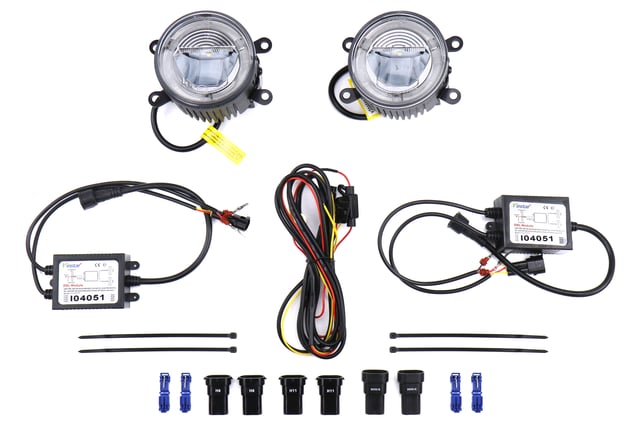 OLM LED / Halo DRL Fog Light Housings - 2015-2021 Subaru WRX / STI / 2014-2018 Forester / 2016-2017 Crosstrek / 2013-2016 Scion FR-S / 2013-2020 Subaru BRZ / 2017-2020 Toyota 86