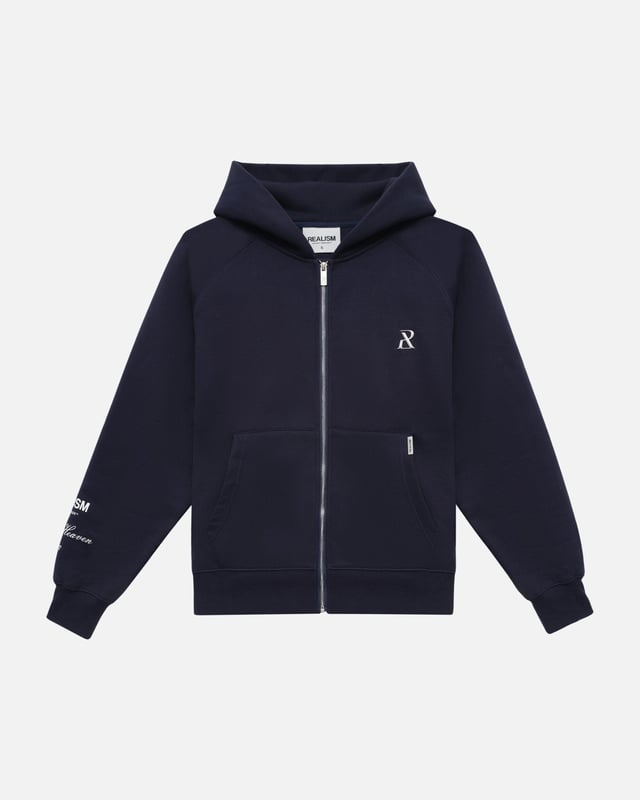 SSS REALISM RADIANT ZIP HOODIE ROYAL NAVY