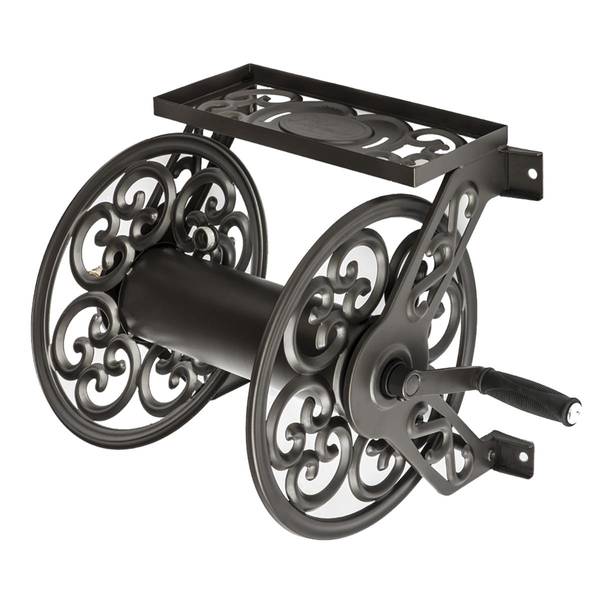 125' Capacity Wall Mount Decorative Hose Reel