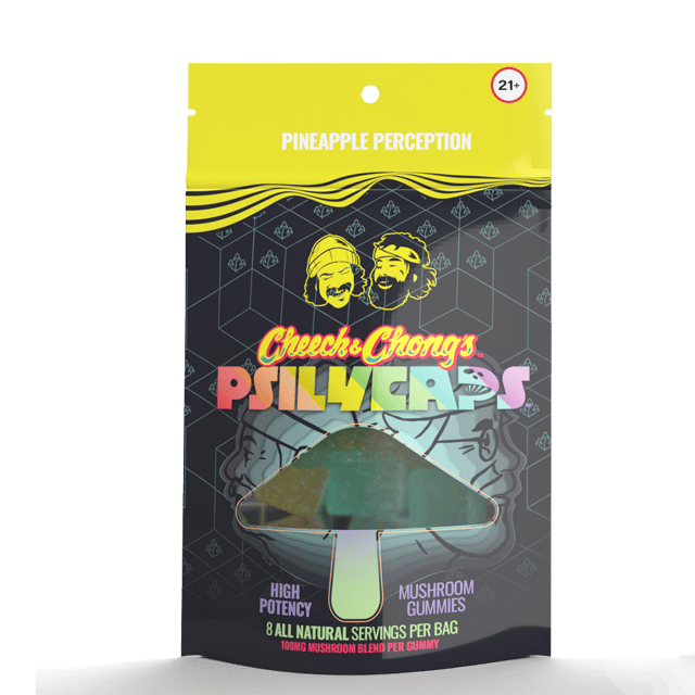 Cheech & Chong’s Psilycaps - Magical Mushroom Gummies (Pineapple Perception)