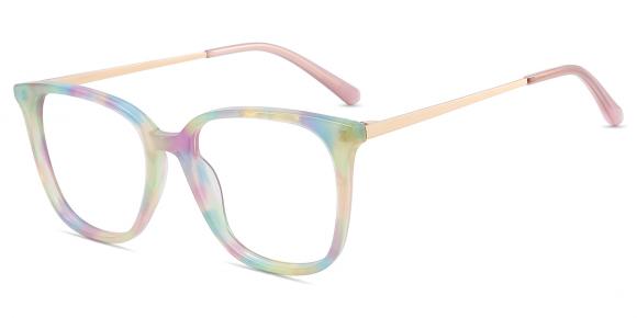 Women's full frame Acetate & Metal eyeglasses | Firmoo.com