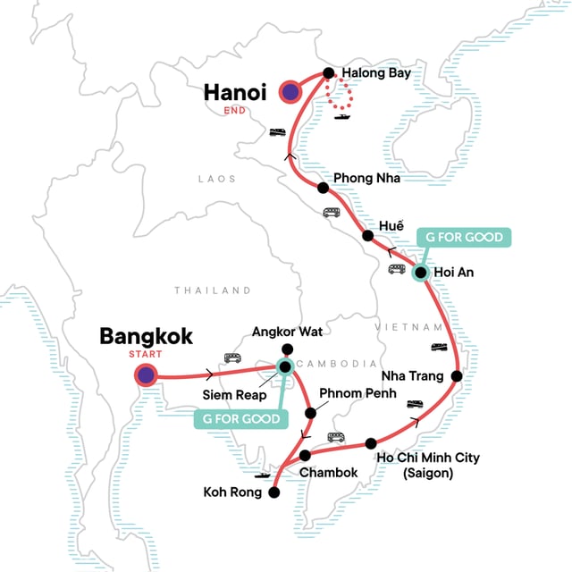 Cambodia to Vietnam: Night Markets & Noodle-Making