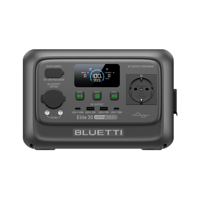 BLUETTI Elite 30 V2 Portable Power Station | 600W 288Wh