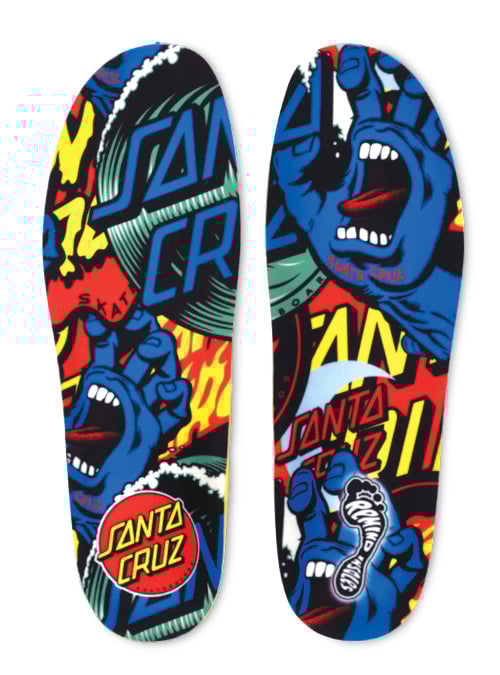 DESTIN IMPACT 5.5MM Low-All Arch Insoles | SC Screaming Hand Collage