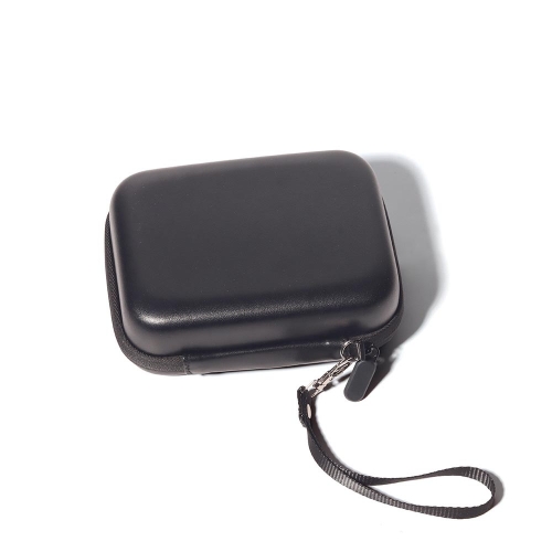 For FUJIFILM Instax Mini EVO  Link LiPlay PU Leather Camera Bag  With Wrist Strap(Black)