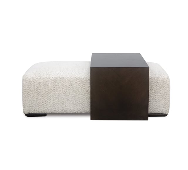 Elenor Cocktail Ottoman with Table