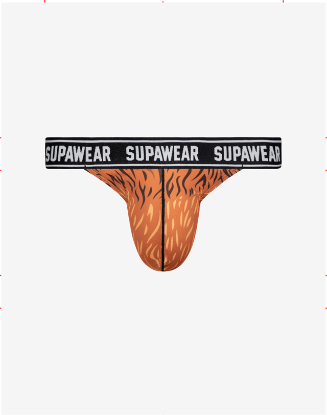 POW Thong Underwear - Grizzly Bear