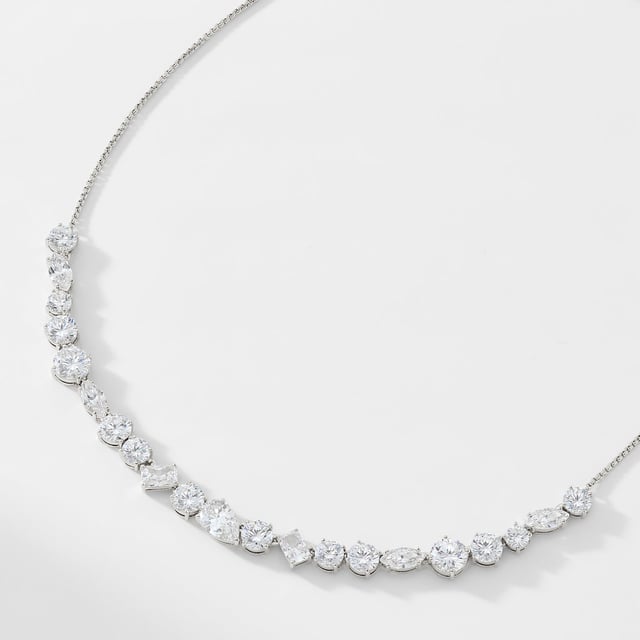 INVITATION ONLY LARGE CZ FRONTAL NECKLACE