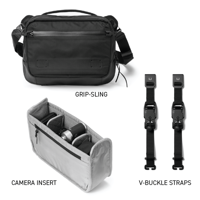 GRIP SLING CAMERA KIT - JET BLACK (BUNDLE + SAVE MORE)