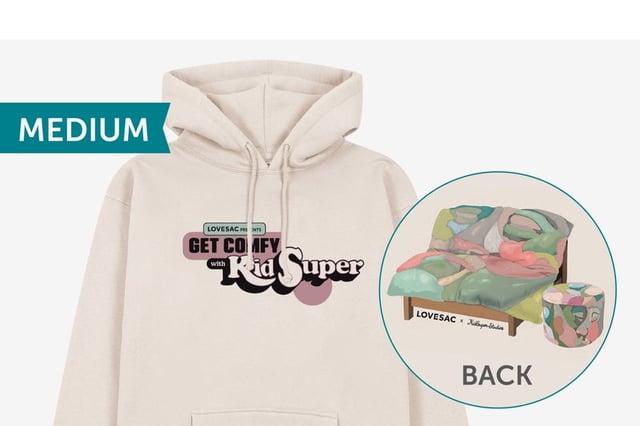Sweatshirt: Get Comfy with Lovesac and KidSuper Studios - M