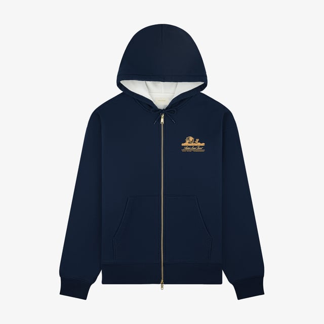 Unisphere Waffle Lined Full-Zip Hoodie
