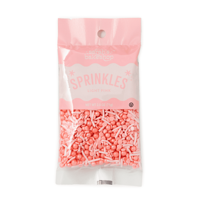Miss Jones Baking Co. Sprinkle Bag Light Pink 2.5oz