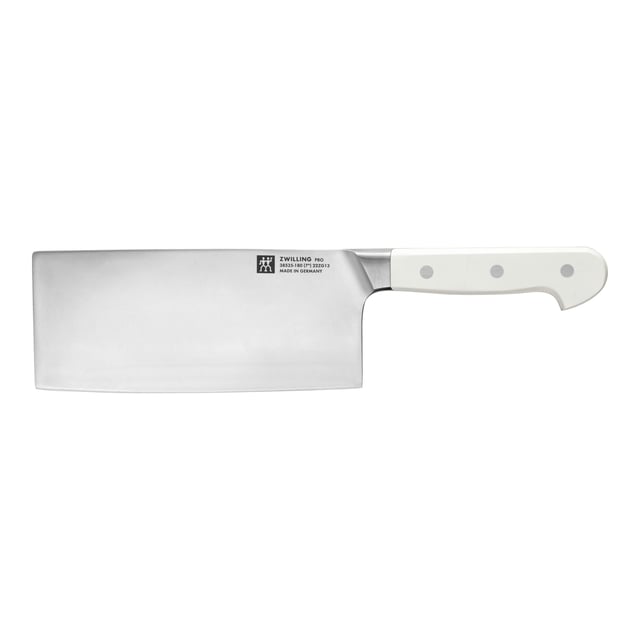 ZWILLING Pro le blanc 7-inch, Chinese chef's knife, white