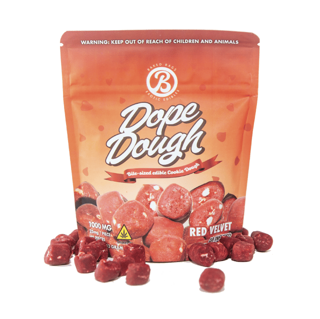 DOPE DOUGH - RED VELVET COOKIE DOUGH EDIBLES