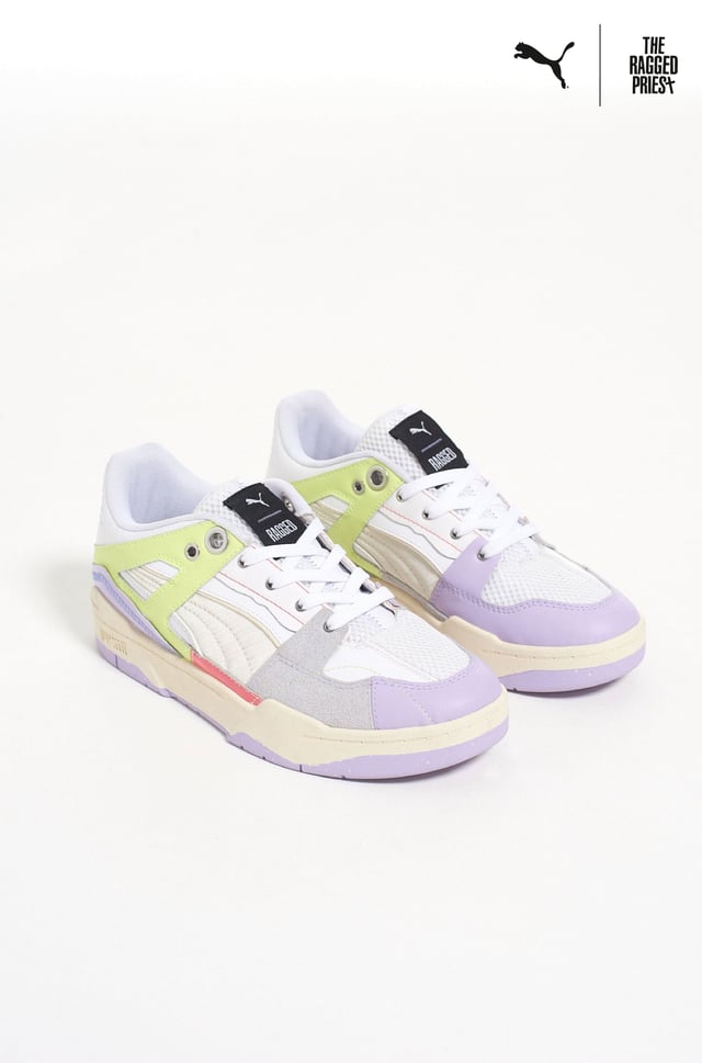 PUMA x The Ragged Priest White & Violet Slipstream Trainer