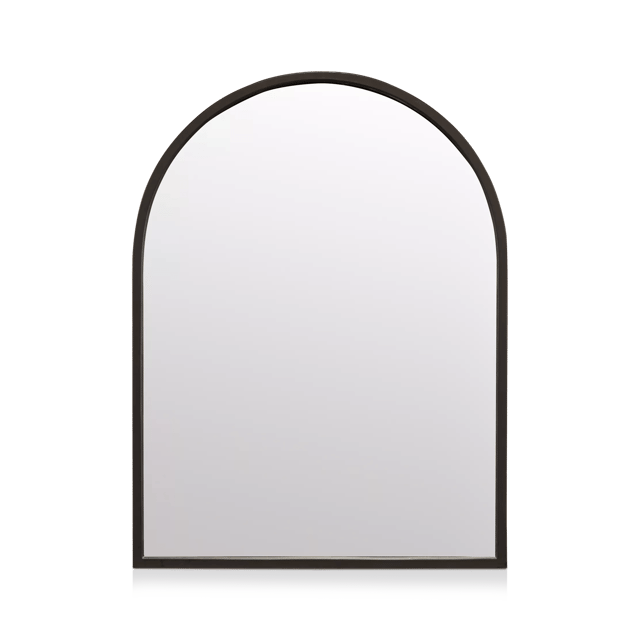 Black Arched Mirror