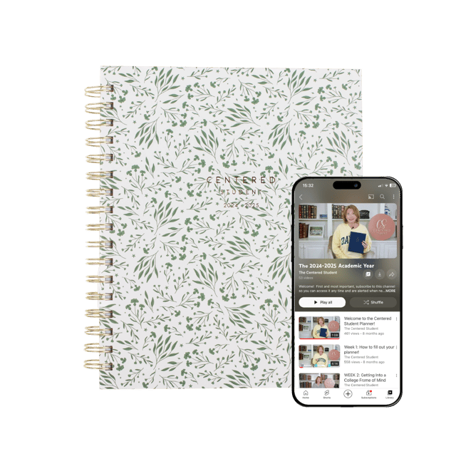 The 2024-2025 Centered Student Planner (Ivy Green)