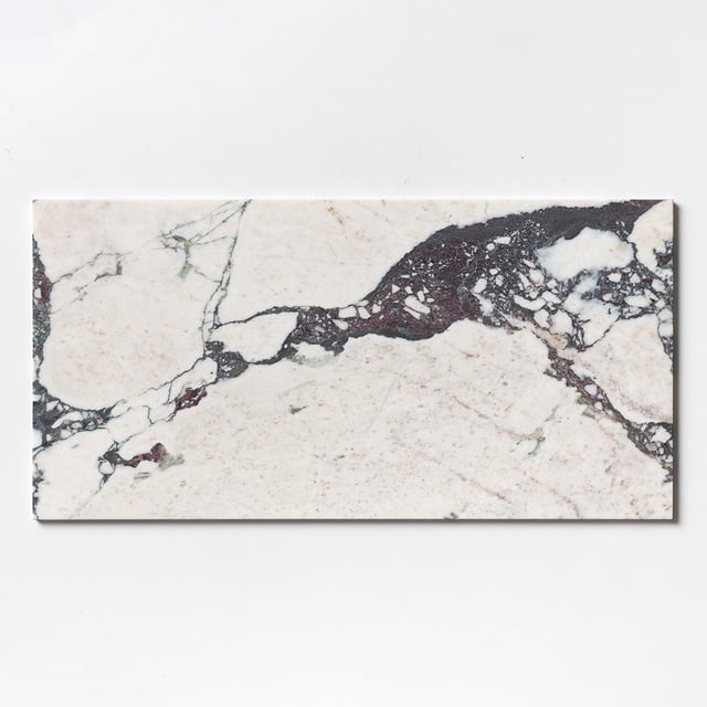 Calacatta Viola Honed  Marble Tile 12x24