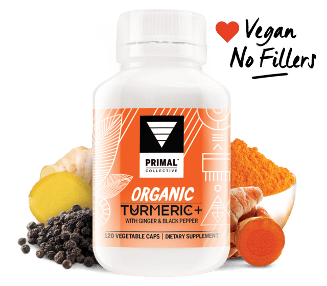 Organic Turmeric + Capsules (Vegan)