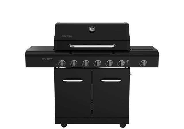 Deluxe 7-Burner Gas Grill with Stainless Steel Side Burner