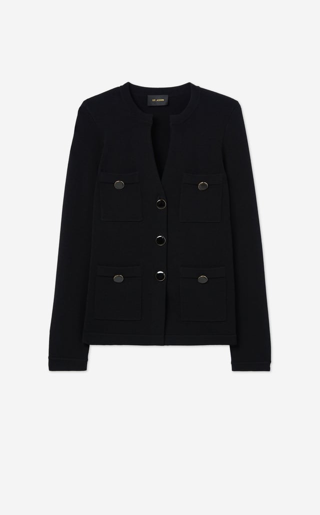 Santiago Knit Button Jacket
