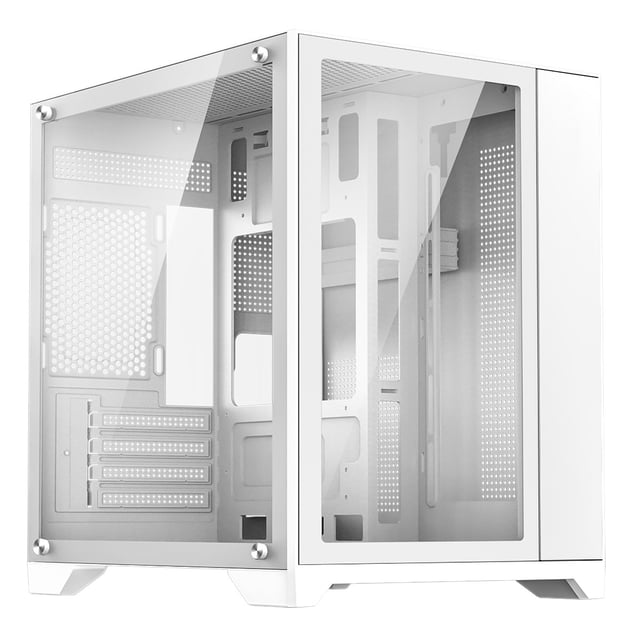 GameMax Infinity Mini Mid Tower Gaming Case - White 