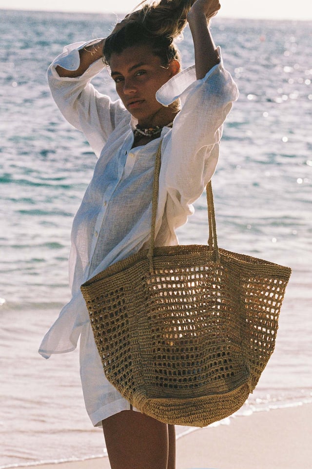 Ora Tote - Natural Raffia