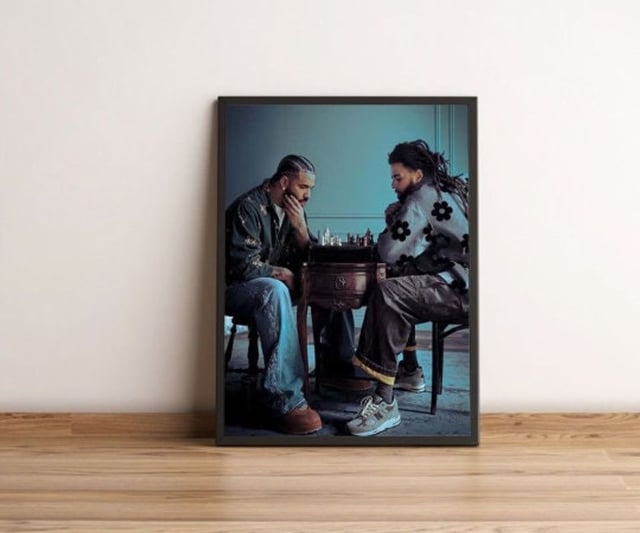Drake And J Cole First Person Shooter Music Video Chess Poster 8" x 10" sold by Washington | SKU 112809996 | Printerval