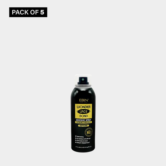 [5 Pack] Wonder Lace Bond Wig Adhesive Spray - Supreme