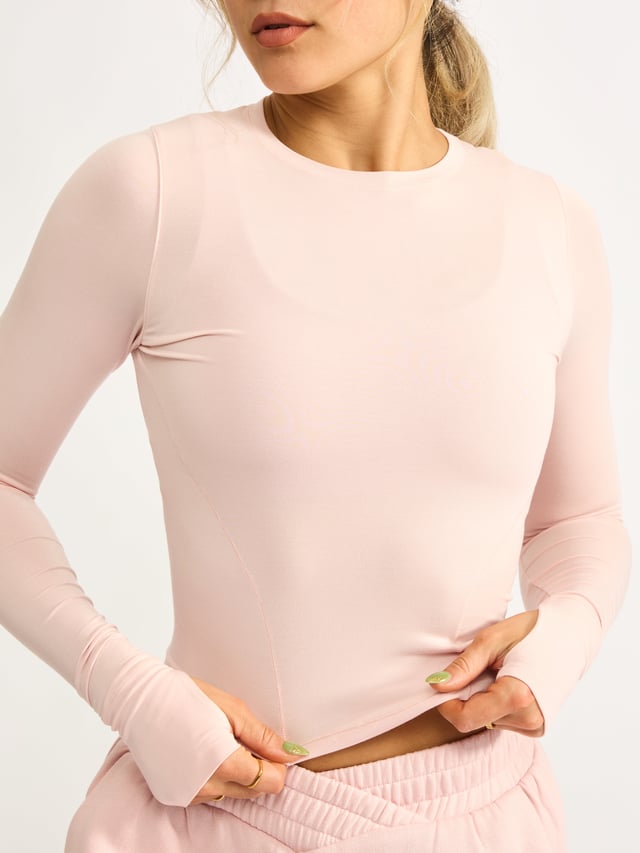 Halo Long Sleeve Baby Tee - Bloom