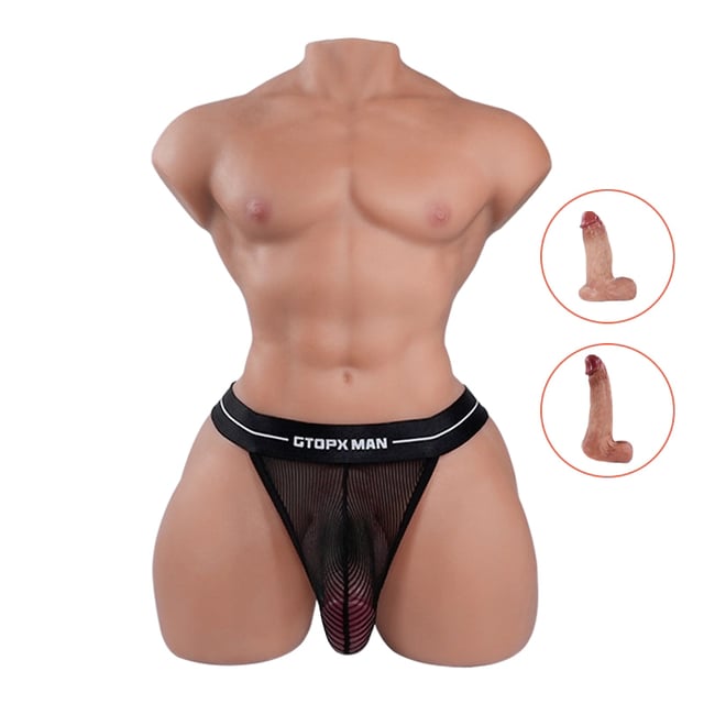 Mark pro: 36.4LB Realistic Removable Silicone Dildo for TPE Male Sex Doll