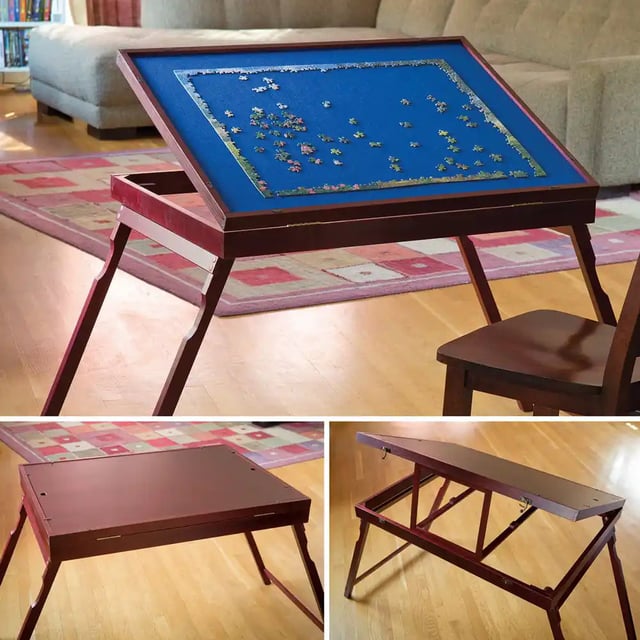 Puzzle Expert Fold & Go Tilt-Up Table