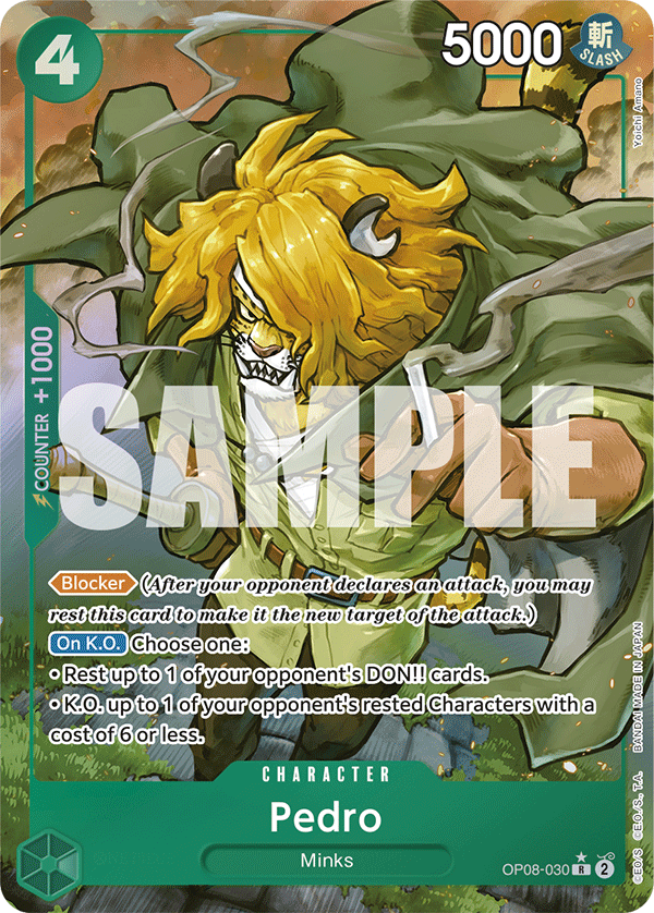 Pedro Alternate Art - OP08-030 R - Two Legends - Foil