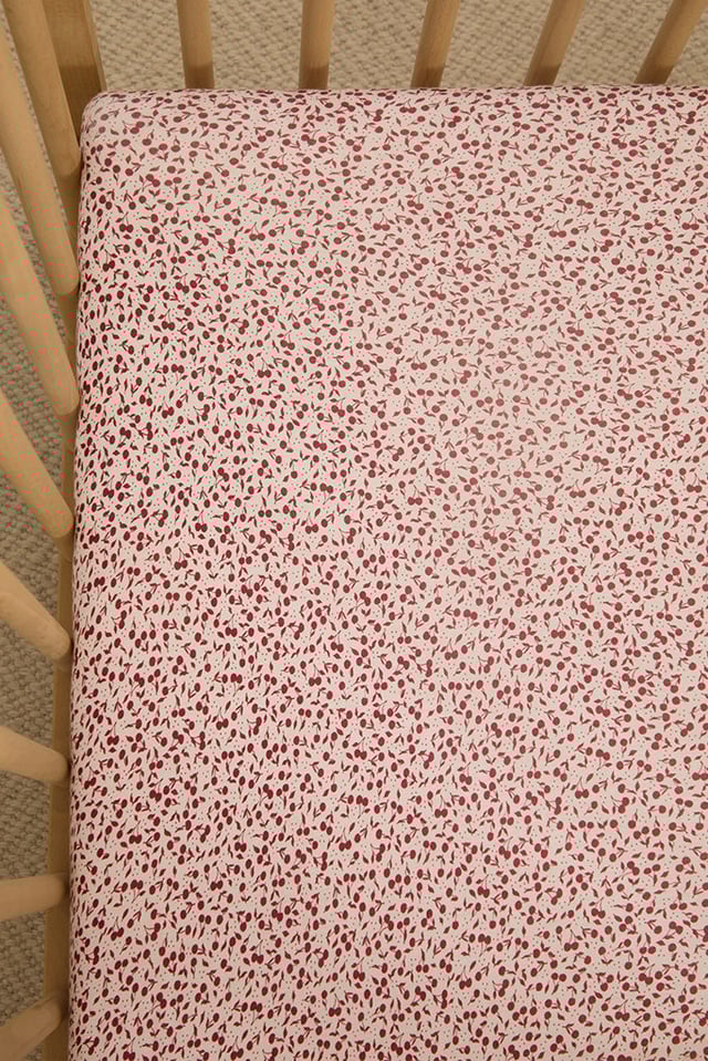 Cherry Crib Sheet