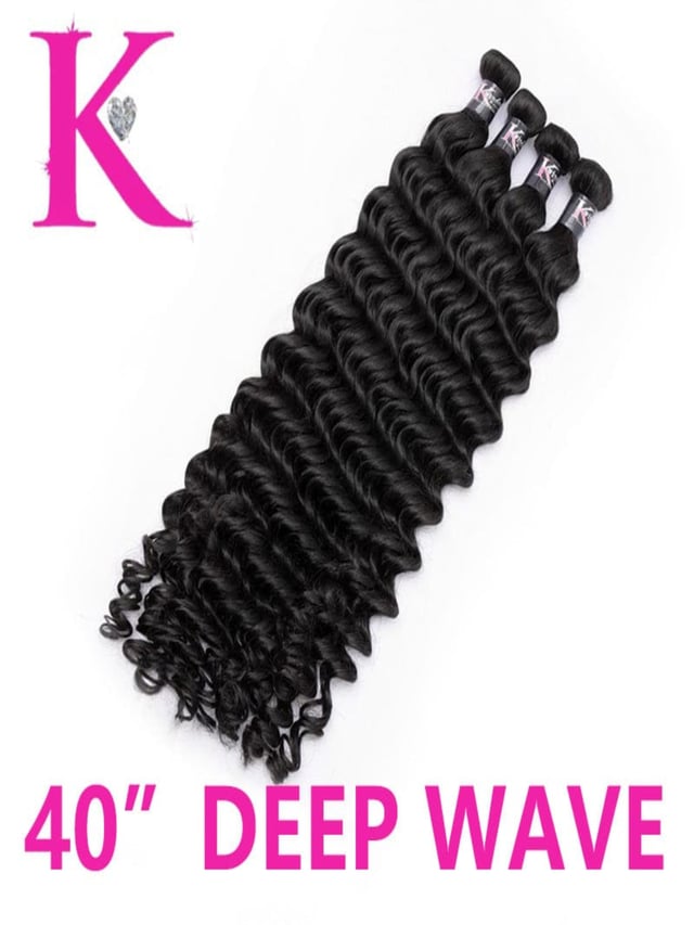 Raw Loose Deep Wave 40” Bundles