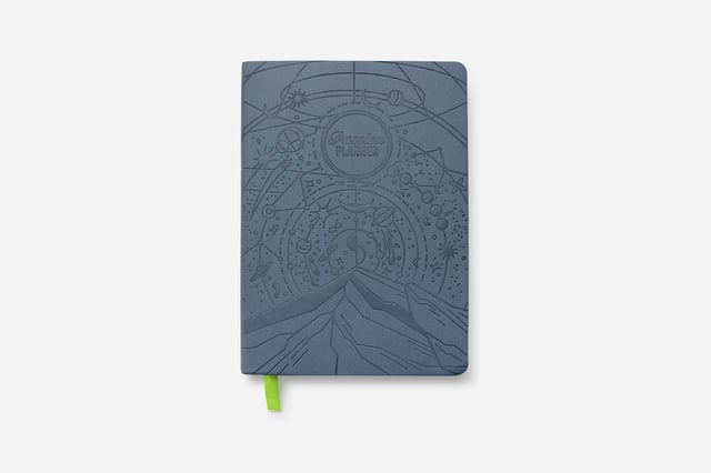 Daily Planner - Undated - Celestial Calm Blue