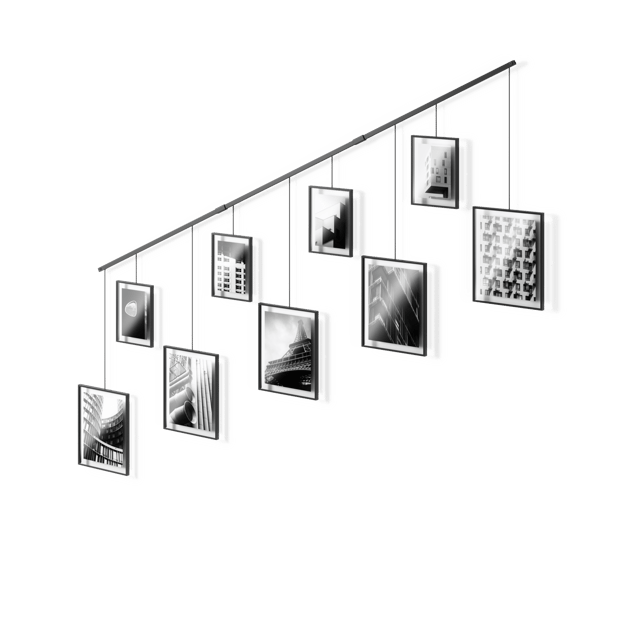 Exhibit Wall Picture Frames, Set of 9