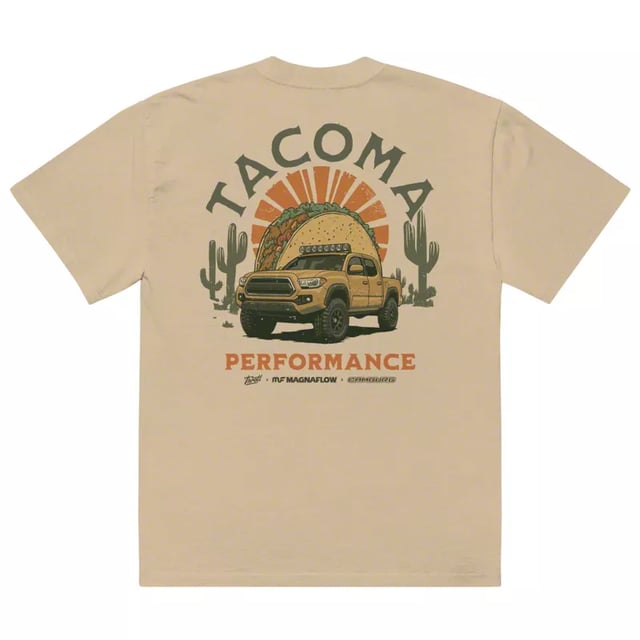 Throtl Tacoma Performance Collab Oversized Short Sleeve T-Shirt