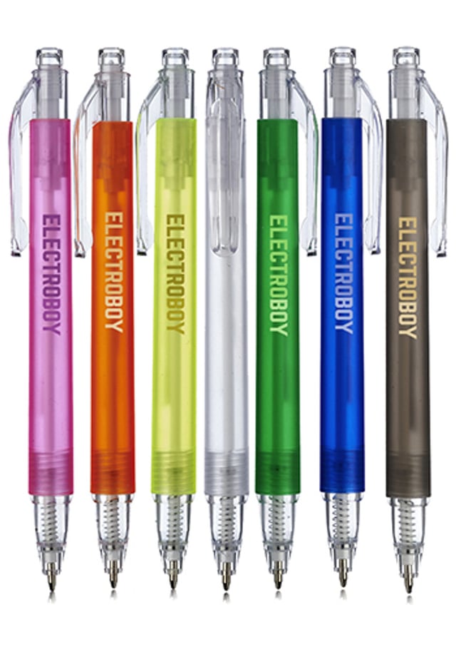 Pompano Translucent Plastic Pens