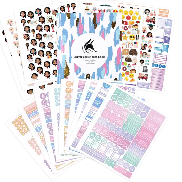 Sticker Book, 1500+ Unique Stickers