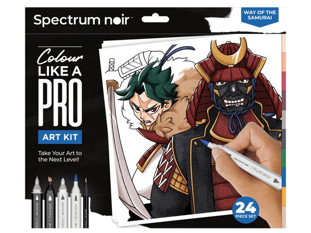 Spectrum Noir Pro Colour Art Kit -Way of the Samurai