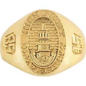 High Point University Men's 345L Signet Ring