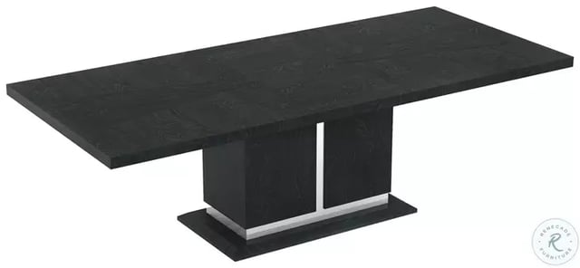 Valentina Grey Rectangular Extendable Dining Table