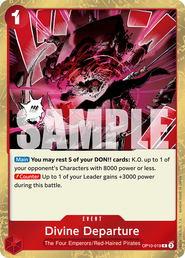 Divine Departure - OP10-019 R - Royal Blood - Foil
