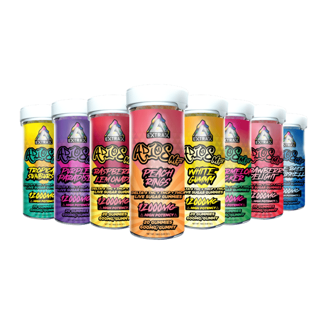 Adios MF THCa Live Sugar 12000mg Gummies – Delta Extrax