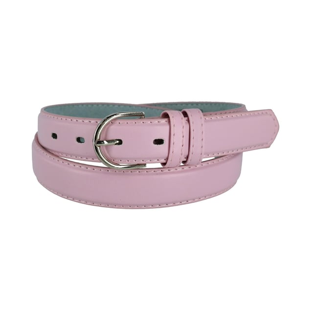 CTM® Women's Leather 1 1/8 Inch Dress Belt