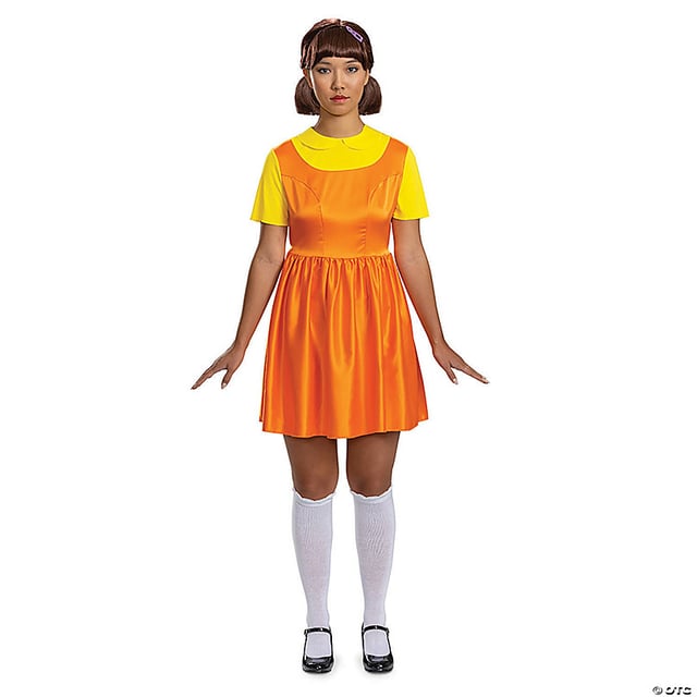Women's Squid Game™ Red Light Green Light Young-Hee Doll Costume