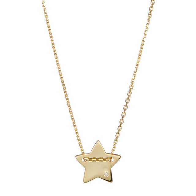 Diamond Star Charm Necklace
